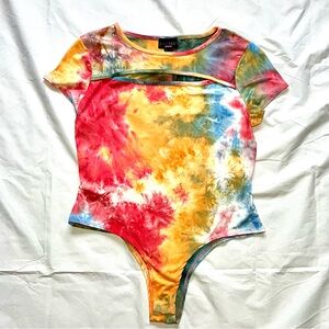 Tye dye body suit